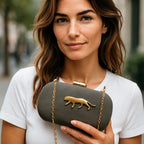 Exclusive Clutch with Jaguar Design