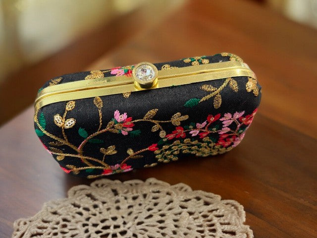 Embroidered Clutch