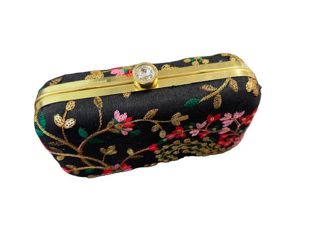Embroidered Clutch