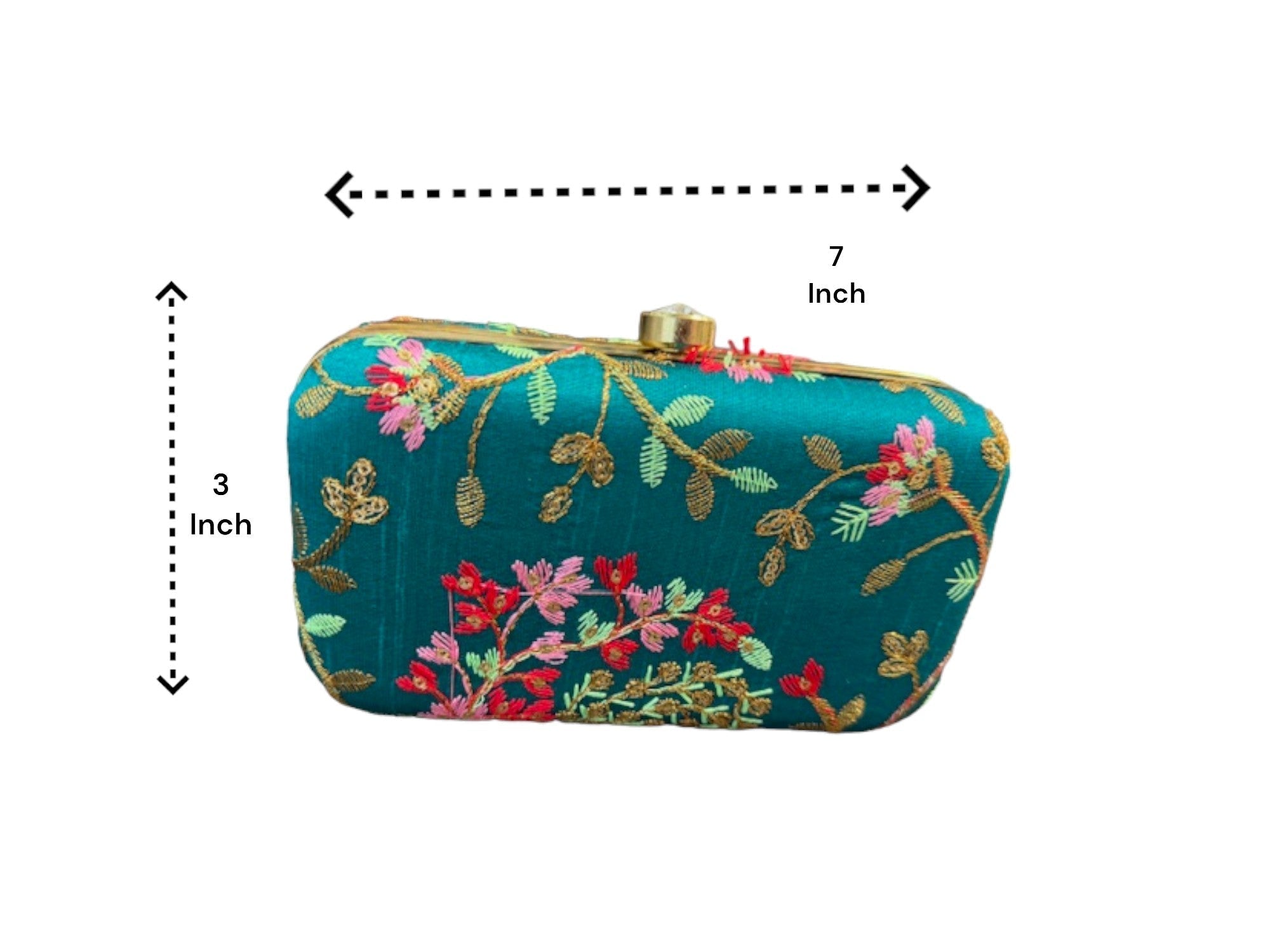Embroidered Clutch