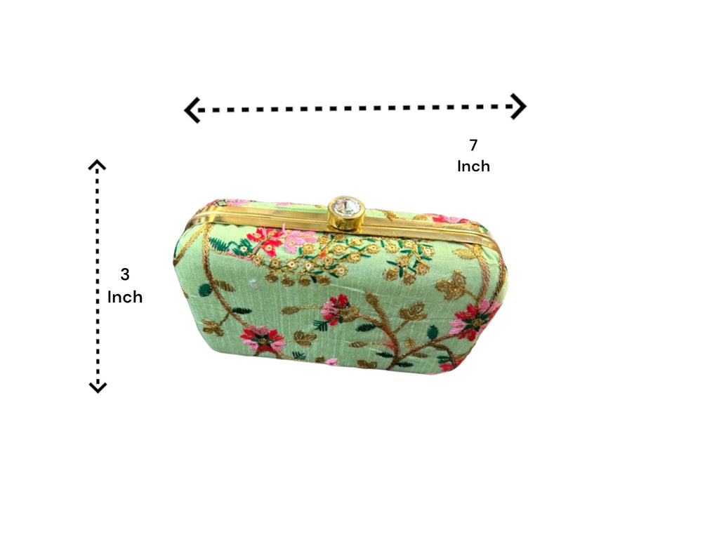 Embroidered Clutch