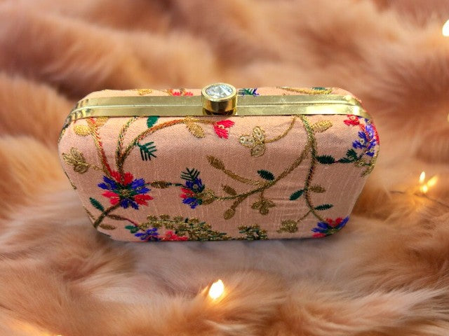 Embroidered Clutch