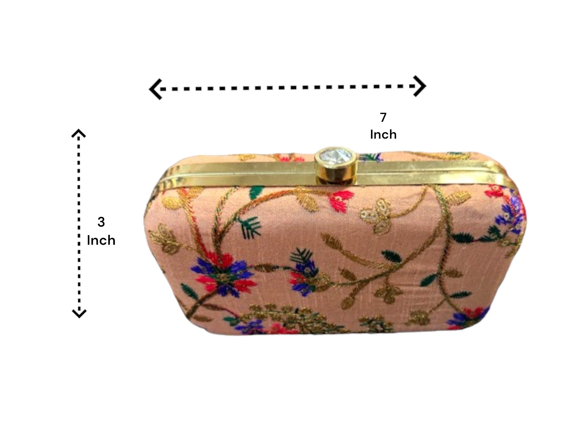 Embroidered Clutch