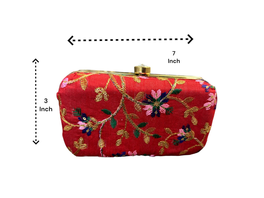 Embroidered Clutch