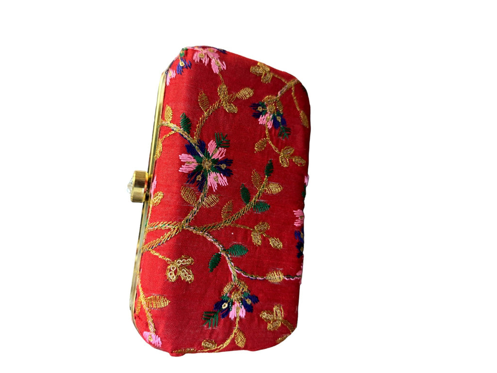 Embroidered Clutch