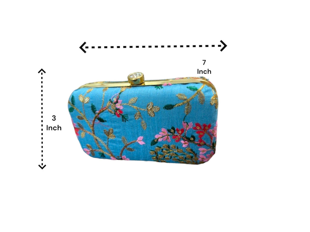 Embroidered Clutch
