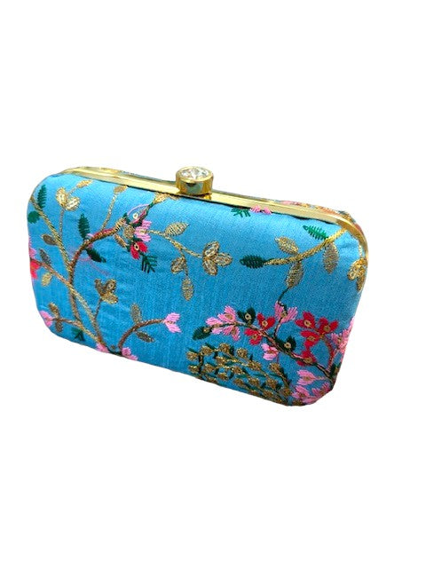 Embroidered Clutch