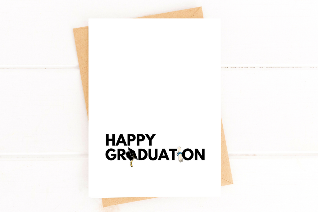 Happy Graduation Icons Card for Grad