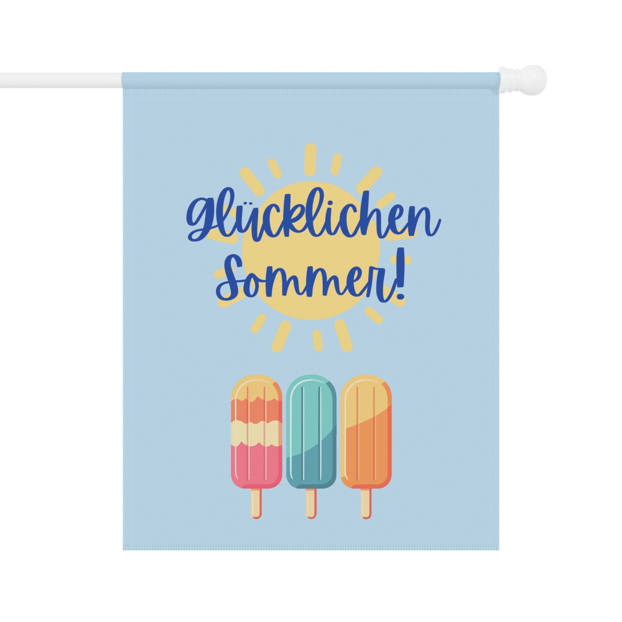 Glücklichen Sommer! Summer German Garden Banner