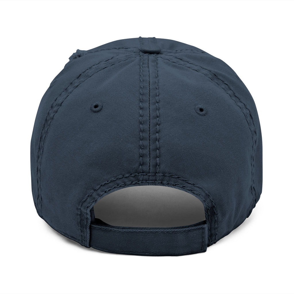 Embroidered Distressed Detroit Hat