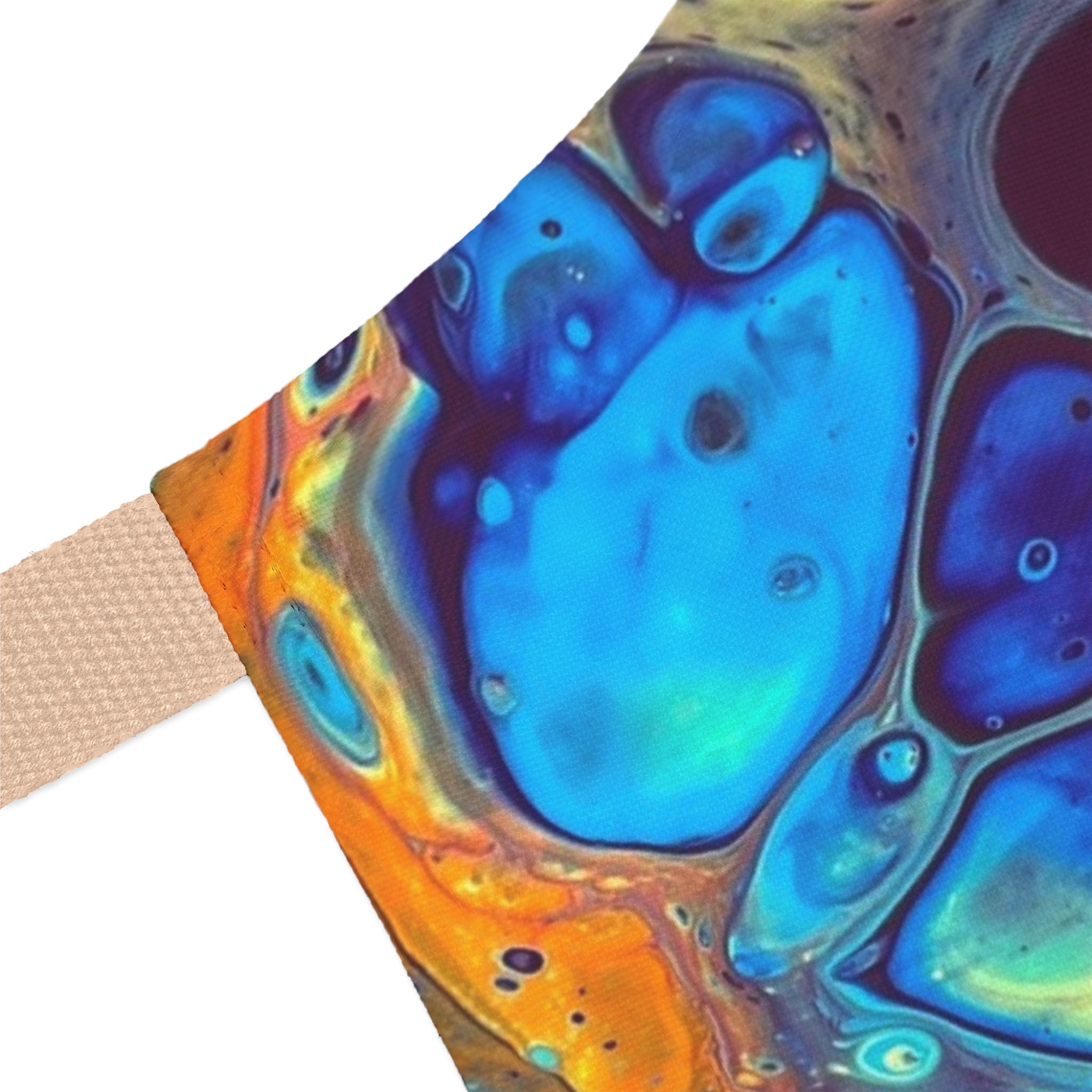 Bespattered Facade Intergalactic Rainbow Tie-Back Canvas Apron