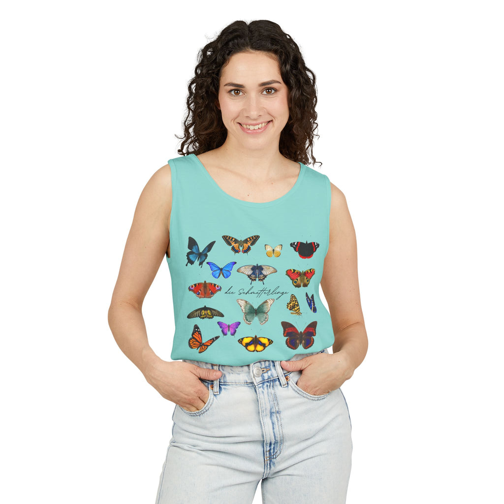Die Schmetterlinge Tank Top — German Butterflies Graphic Tank