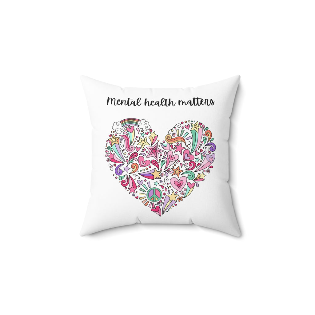 Mental Health Matters Pillow
