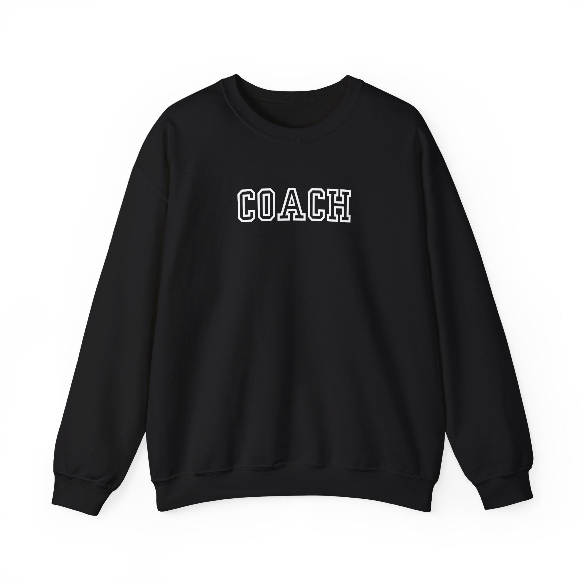 Coach Crewneck Sweatshirt Collegiate Lettering, warm Pullover