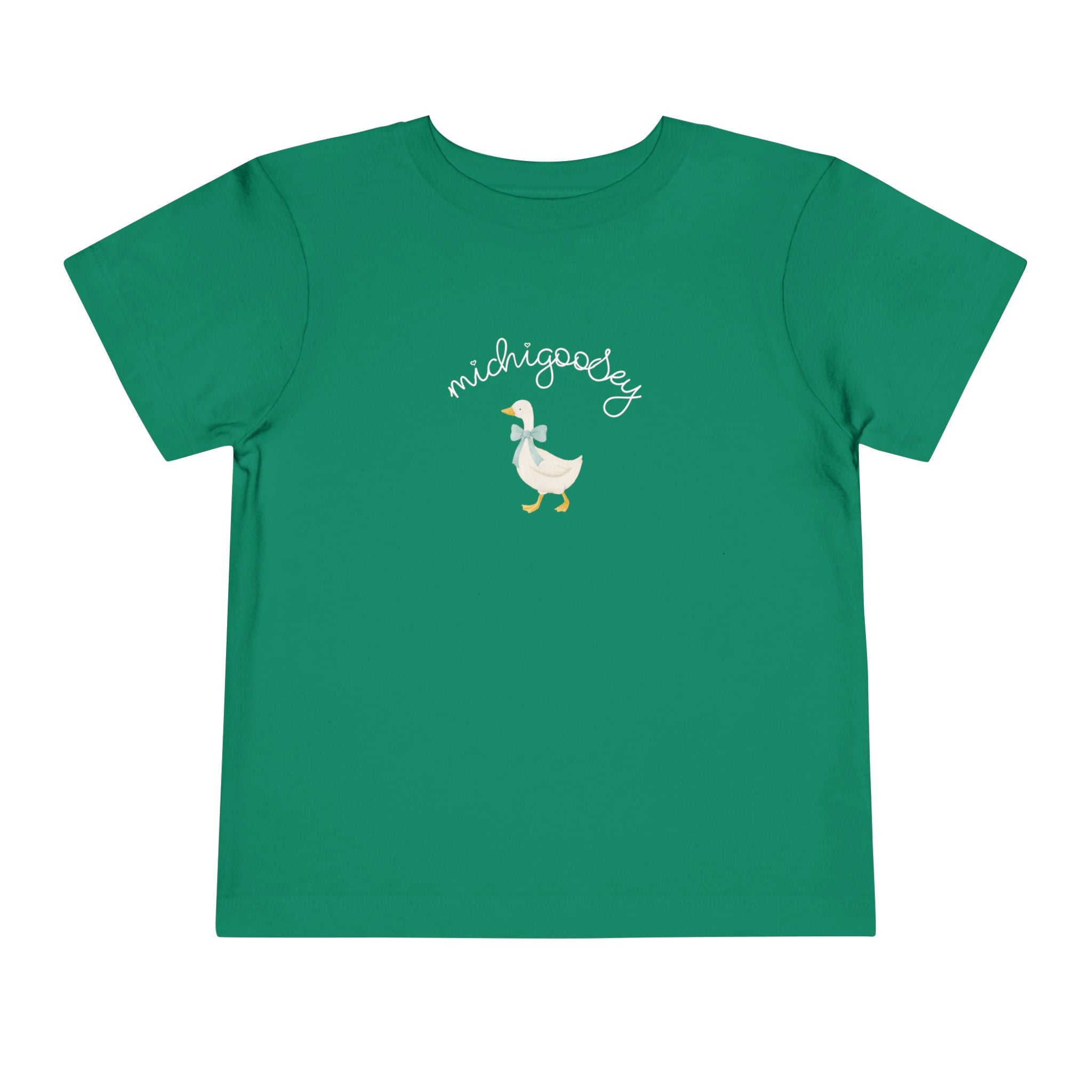 Michigoosey Toddler Tee, Cute Toddler Short Sleeve Shirt