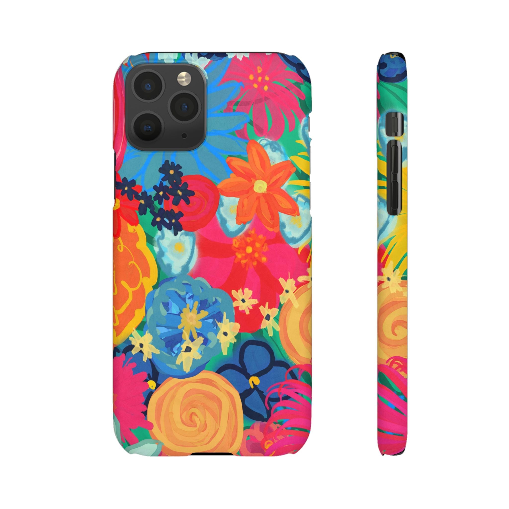 Bespattered Facade Bold Florals Snap Case