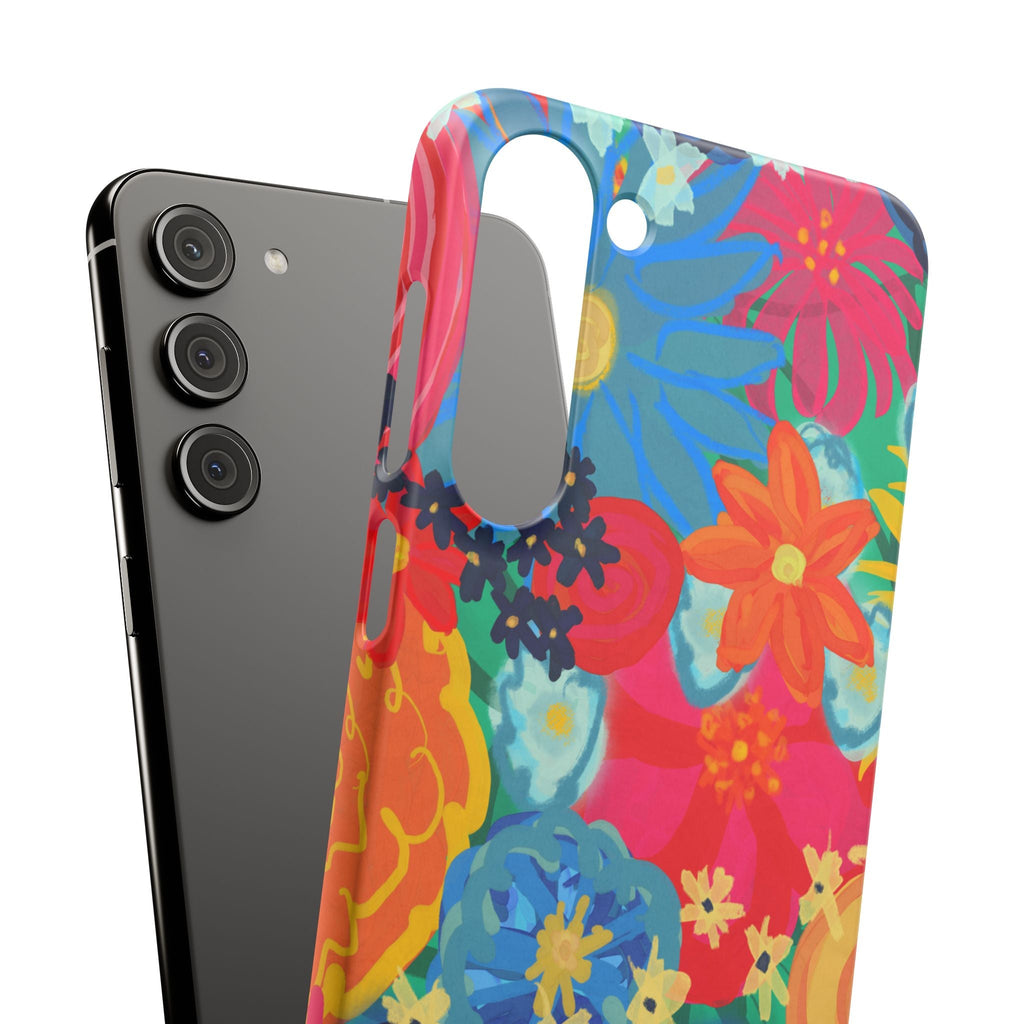 Bespattered Facade Bold Florals Snap Case