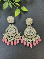 Kundan earrings by Kurti Connection USA