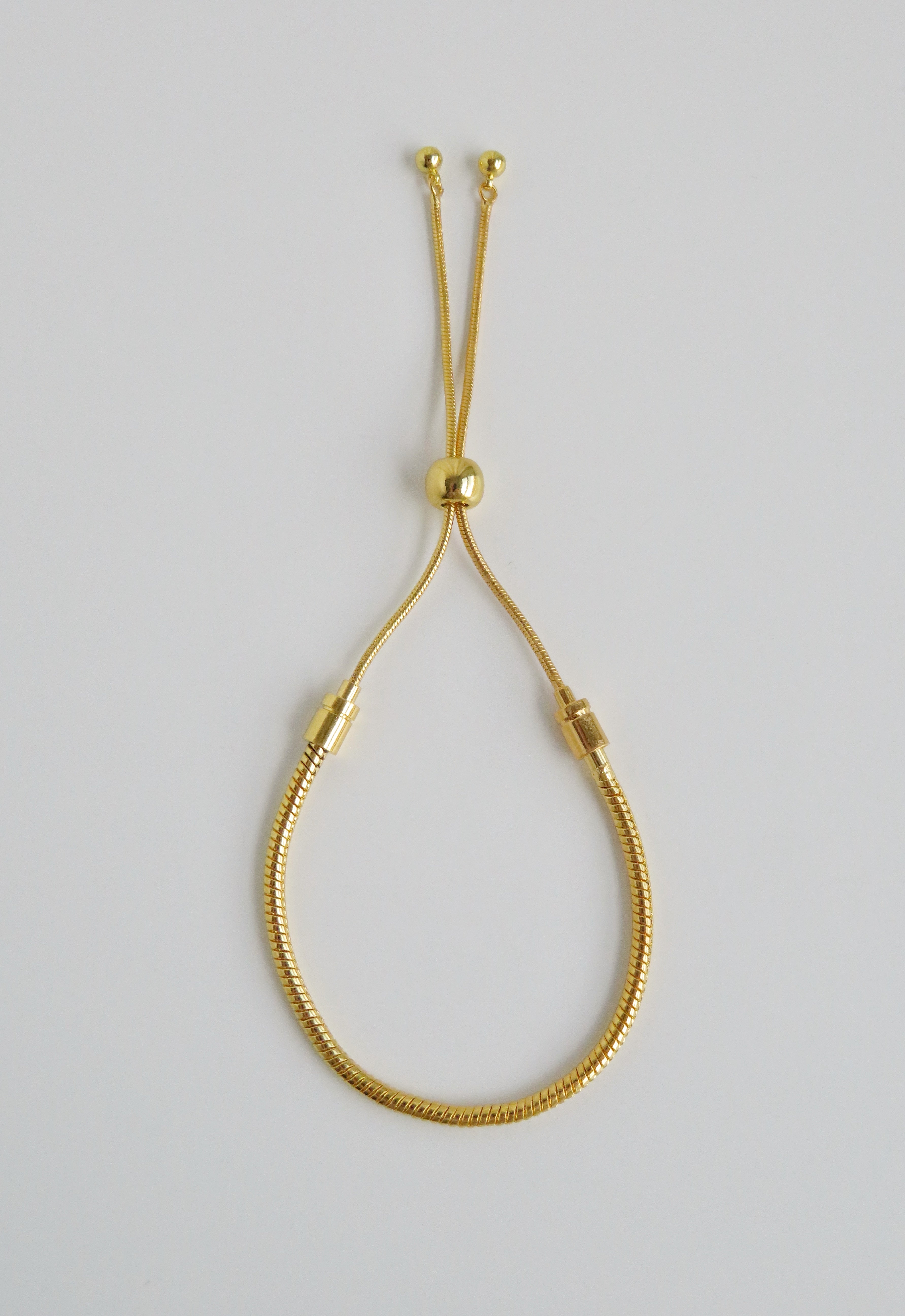 Adjustable Charm Bar Bracelet