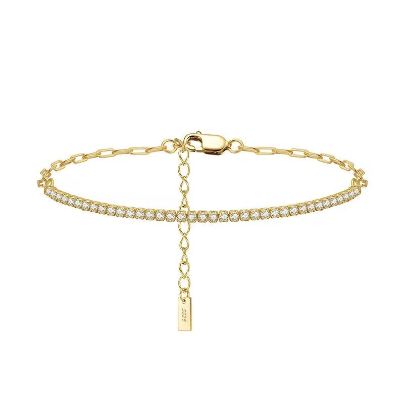 Diamond Tennis Bracelet - Sterling Silver by Curated By Suarez