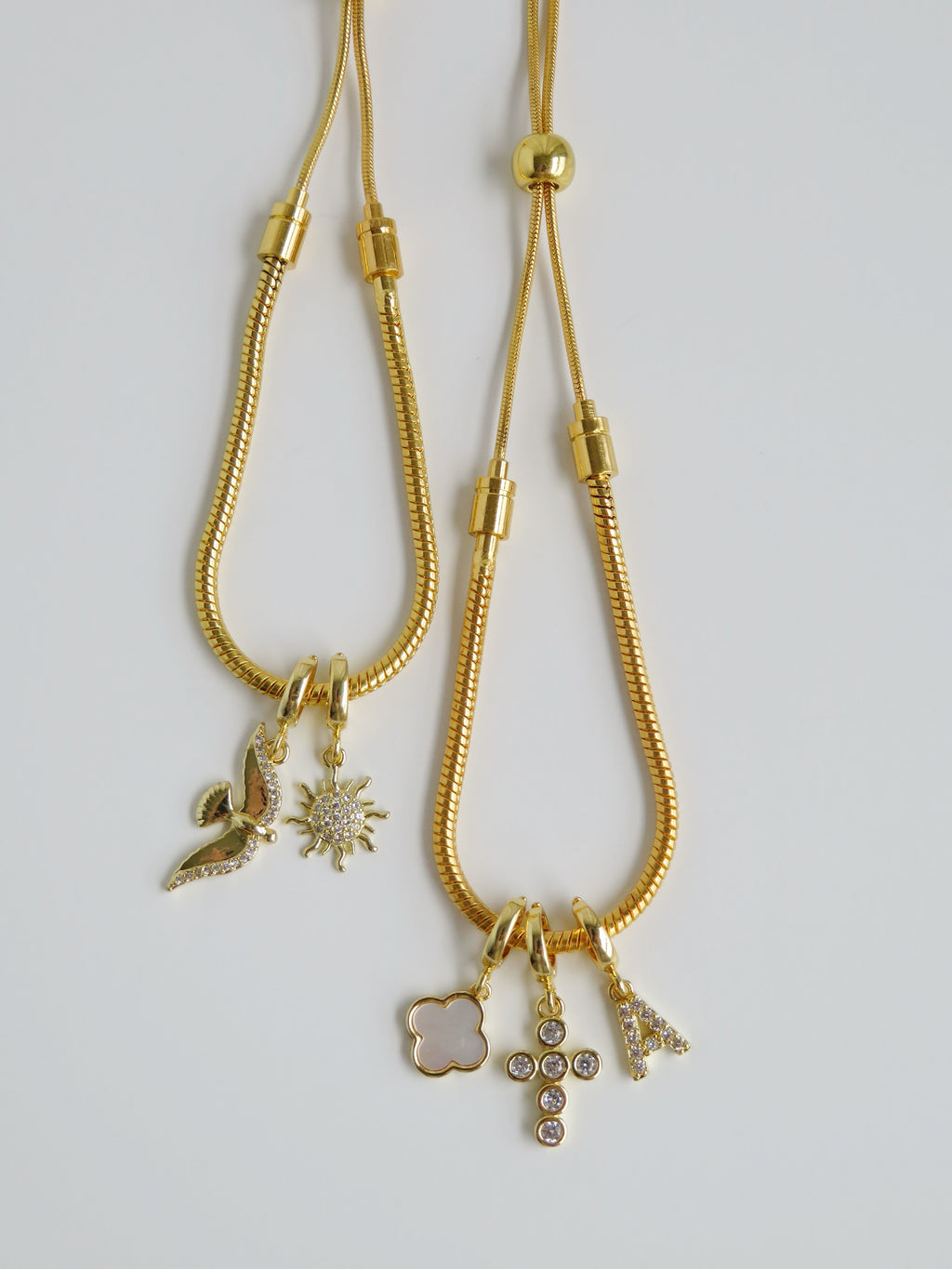 Adjustable Charm Bar Bracelet