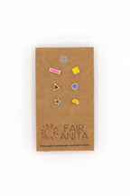 Mismatched Tiny Stud Set by Fair Anita