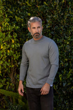 Men's Bamboo Viscose/Organic Cotton Long Sleeve T-Shirt by Spun Bamboo