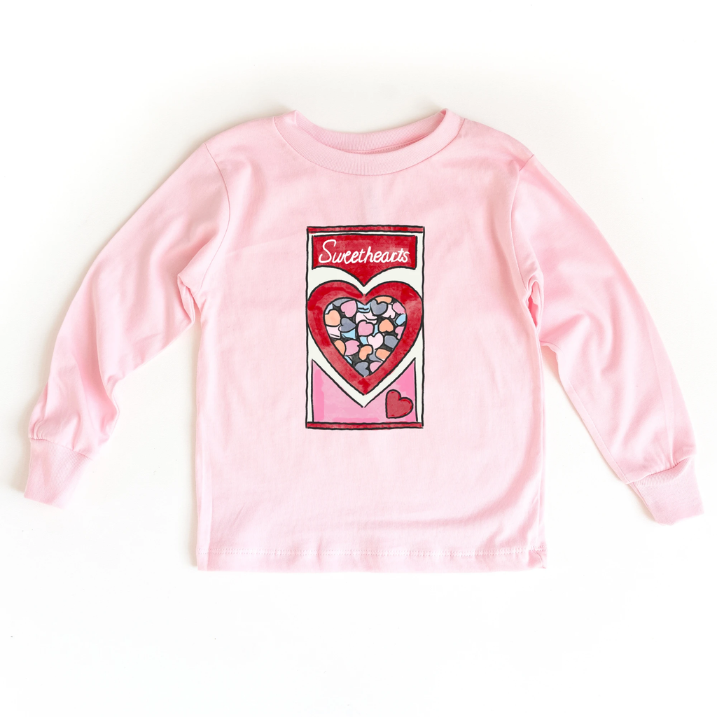 Conversation Hearts toddler and youth tee shirt, Valentine's Day collection by Benny and Ray Apparel