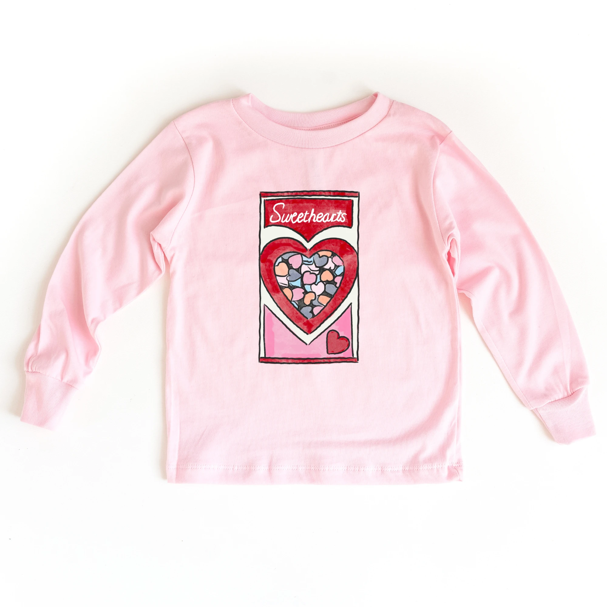 Conversation Hearts toddler and youth tee shirt, Valentine's Day collection by Benny and Ray Apparel