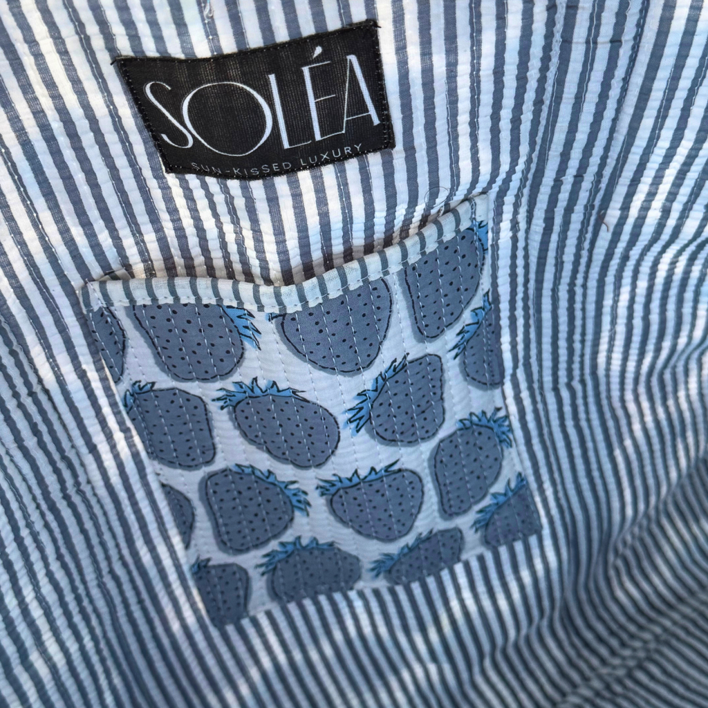 Soléa Cotton Strawberries Tote