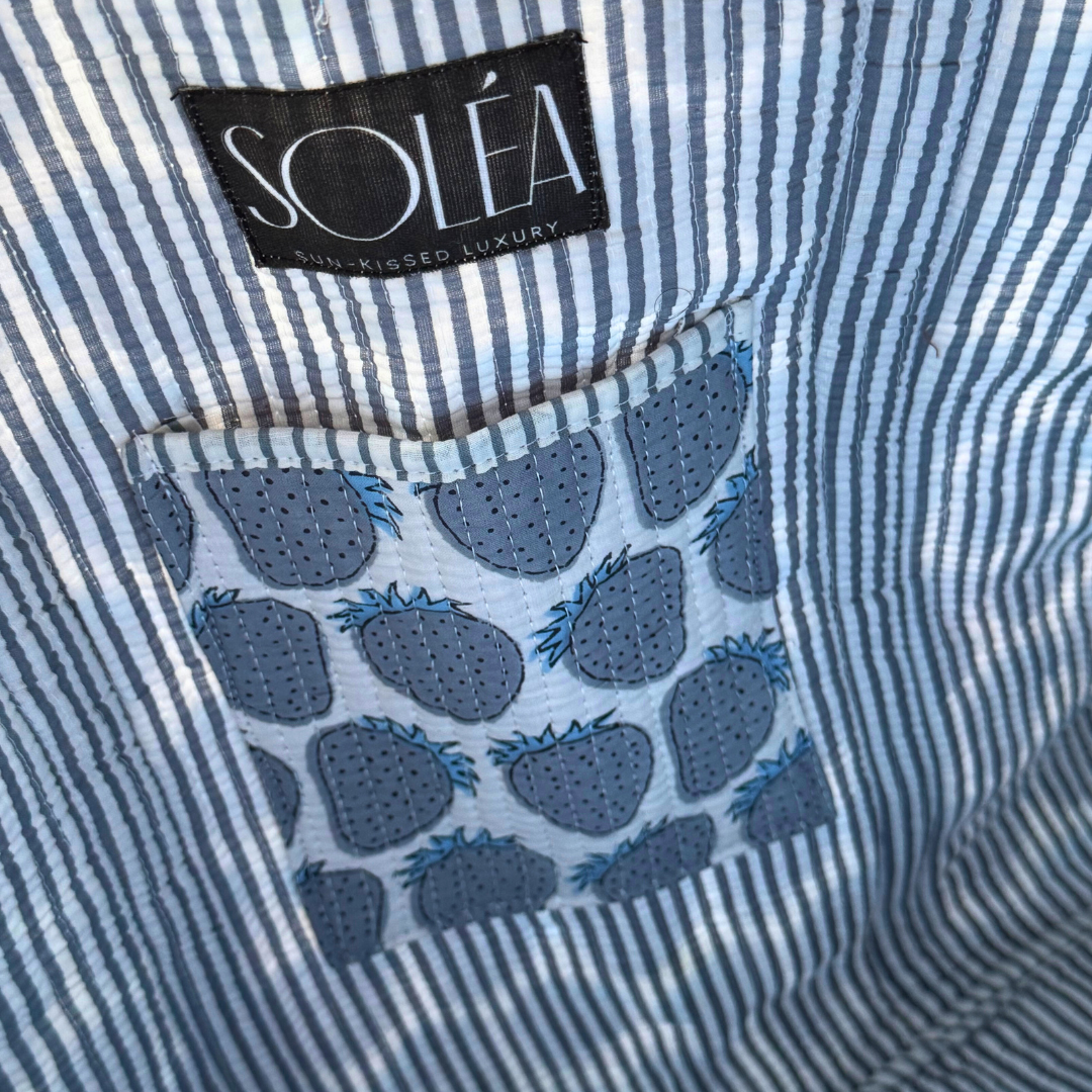 Soléa Cotton Strawberries Tote