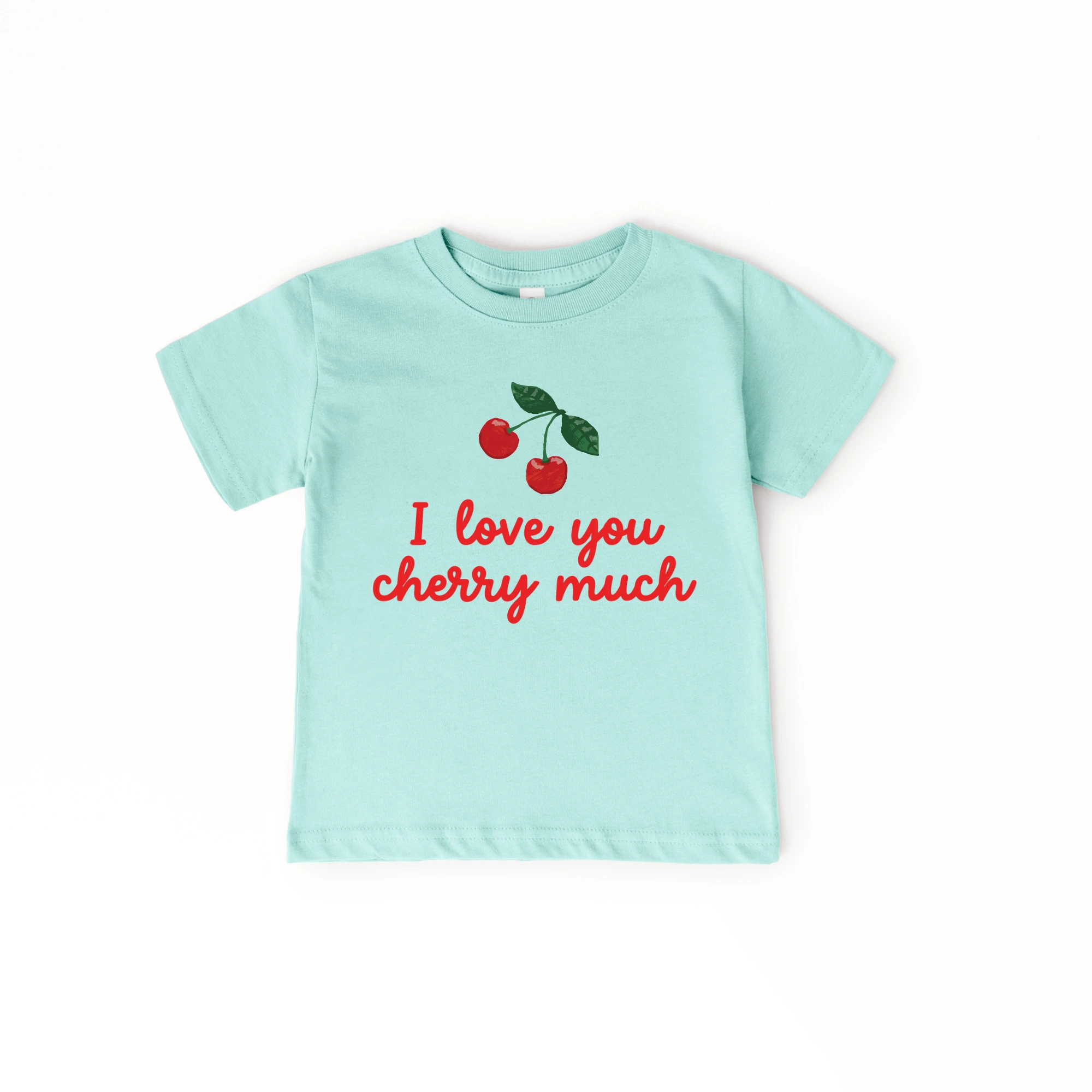 I love you Cherry Much toddler and youth tee shirt, Valentine's Day collection by Benny and Ray Apparel