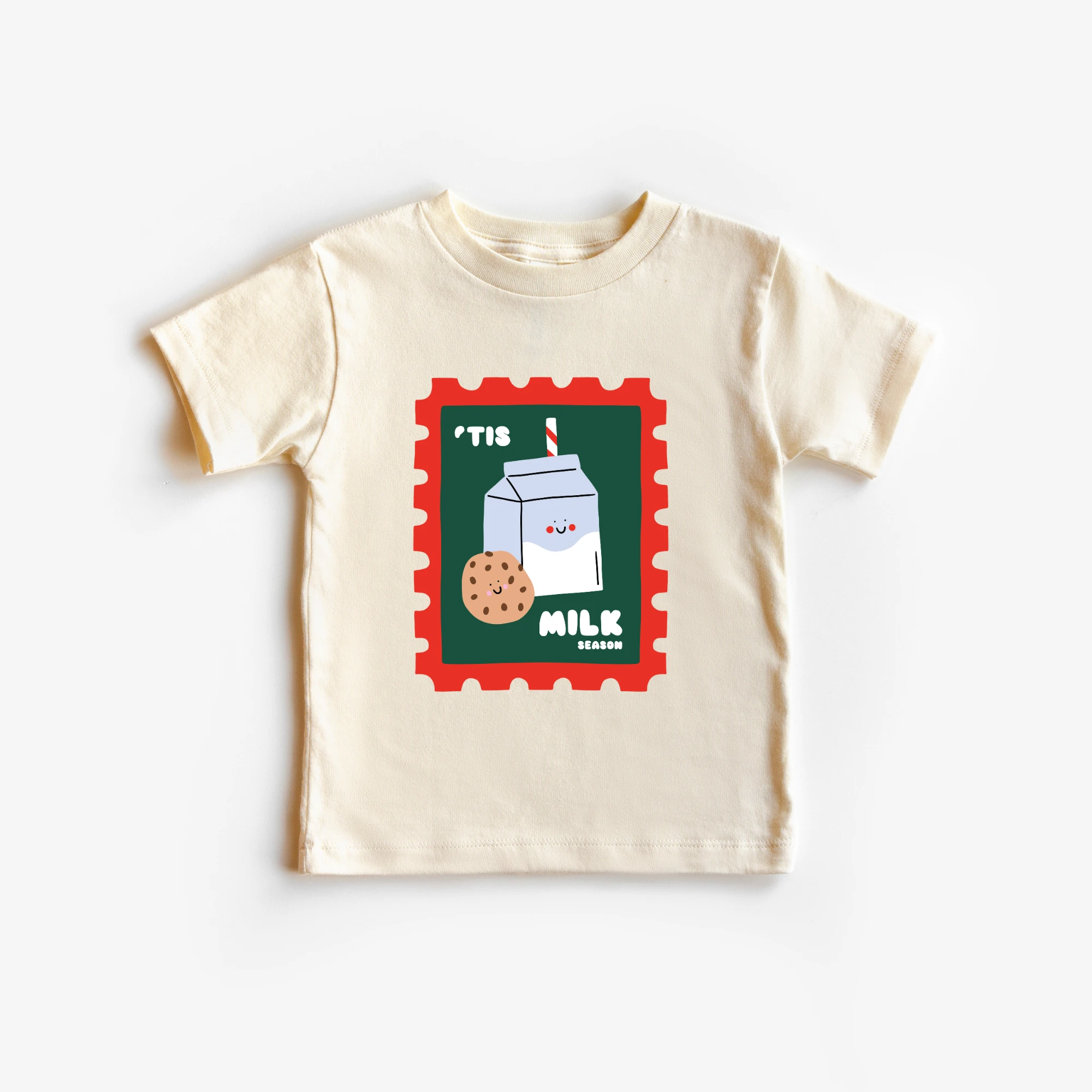 'Tis Milk Season toddler and youth tee shirt, Christmas collection by Benny and Ray Apparel