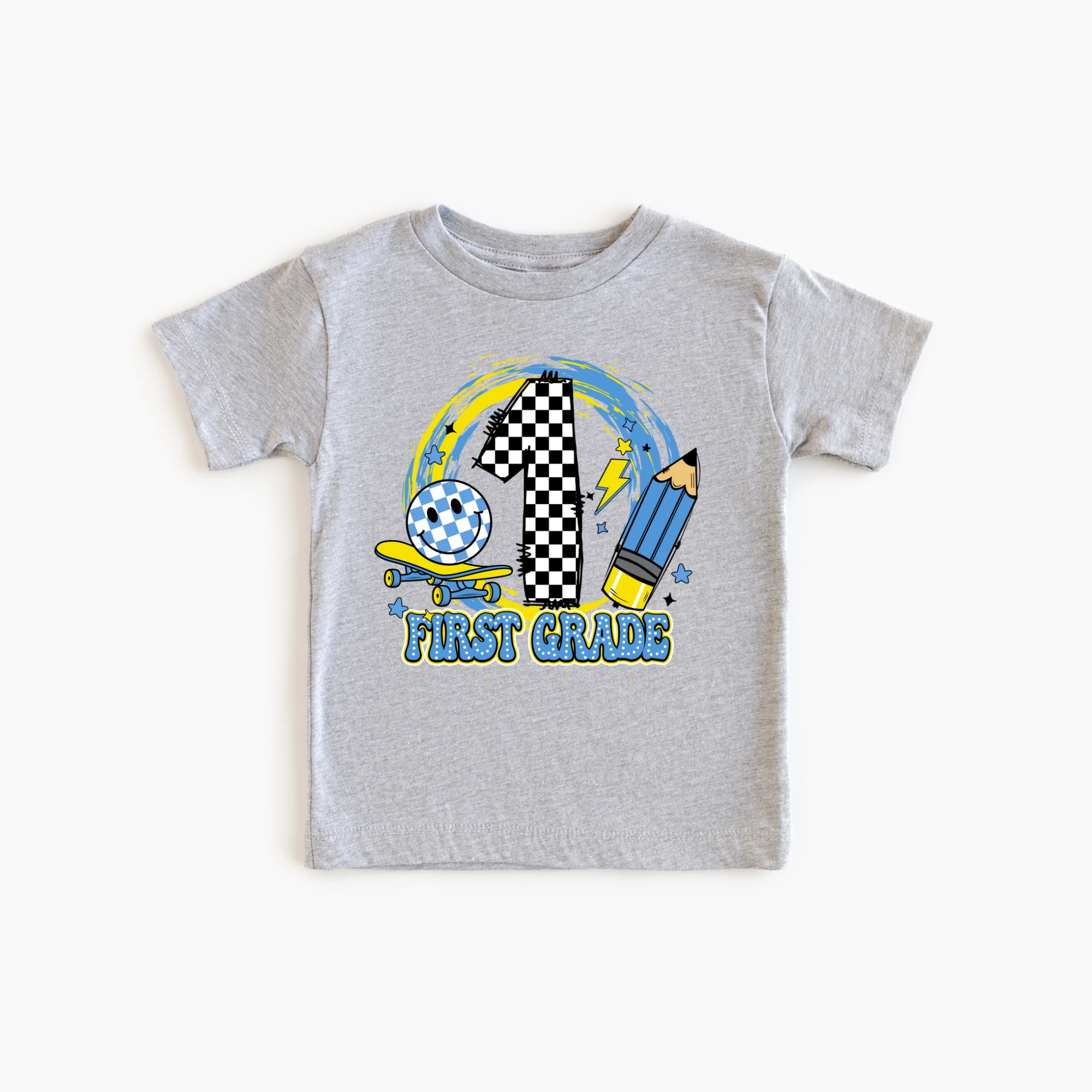 First Grade Boy t-shirt, Toddler and youth sizes, back to school collection by Benny and Ray Apparel