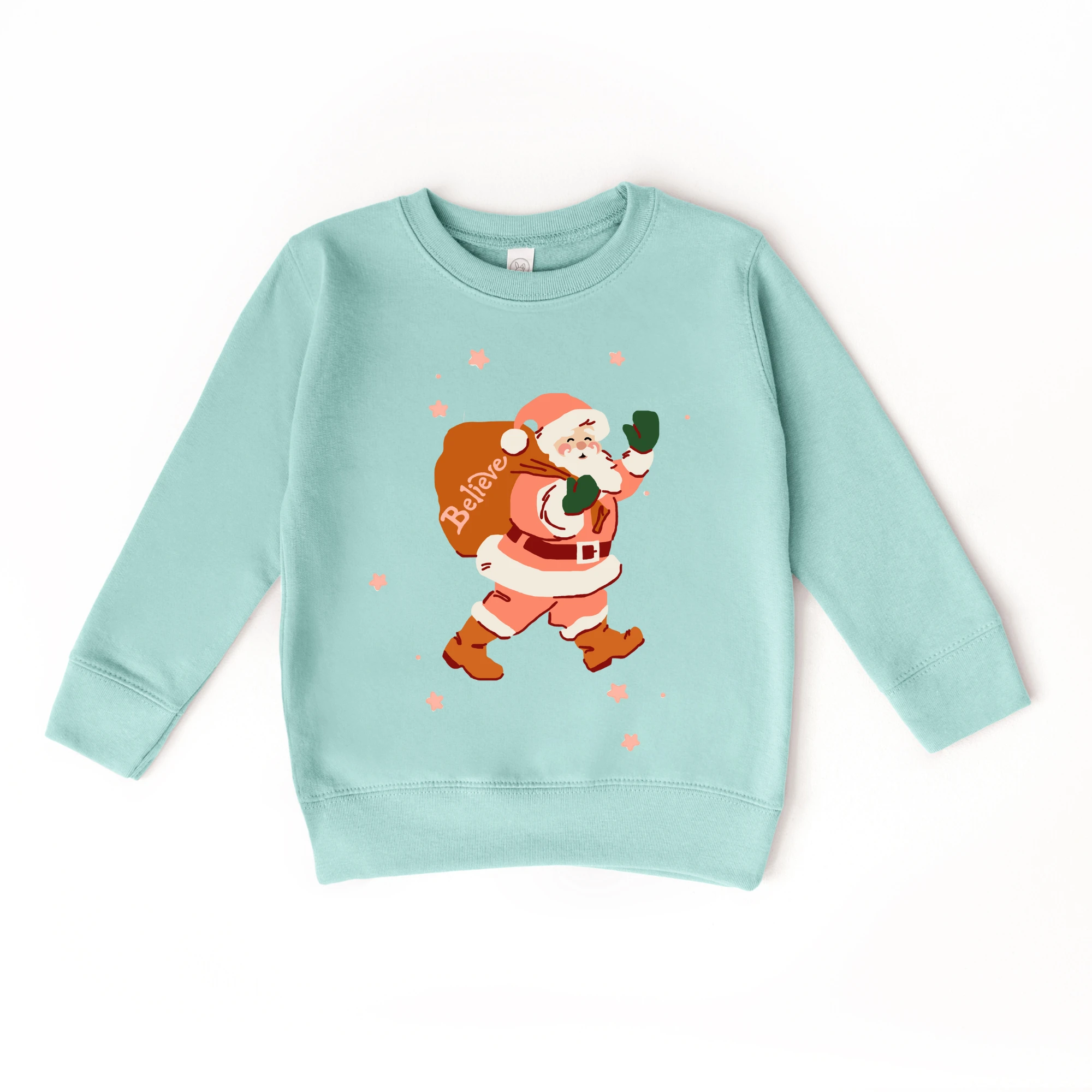 Believe Santa Claus toddler and youth Sweatshirt, Christmas collection by Benny and Ray Apparel