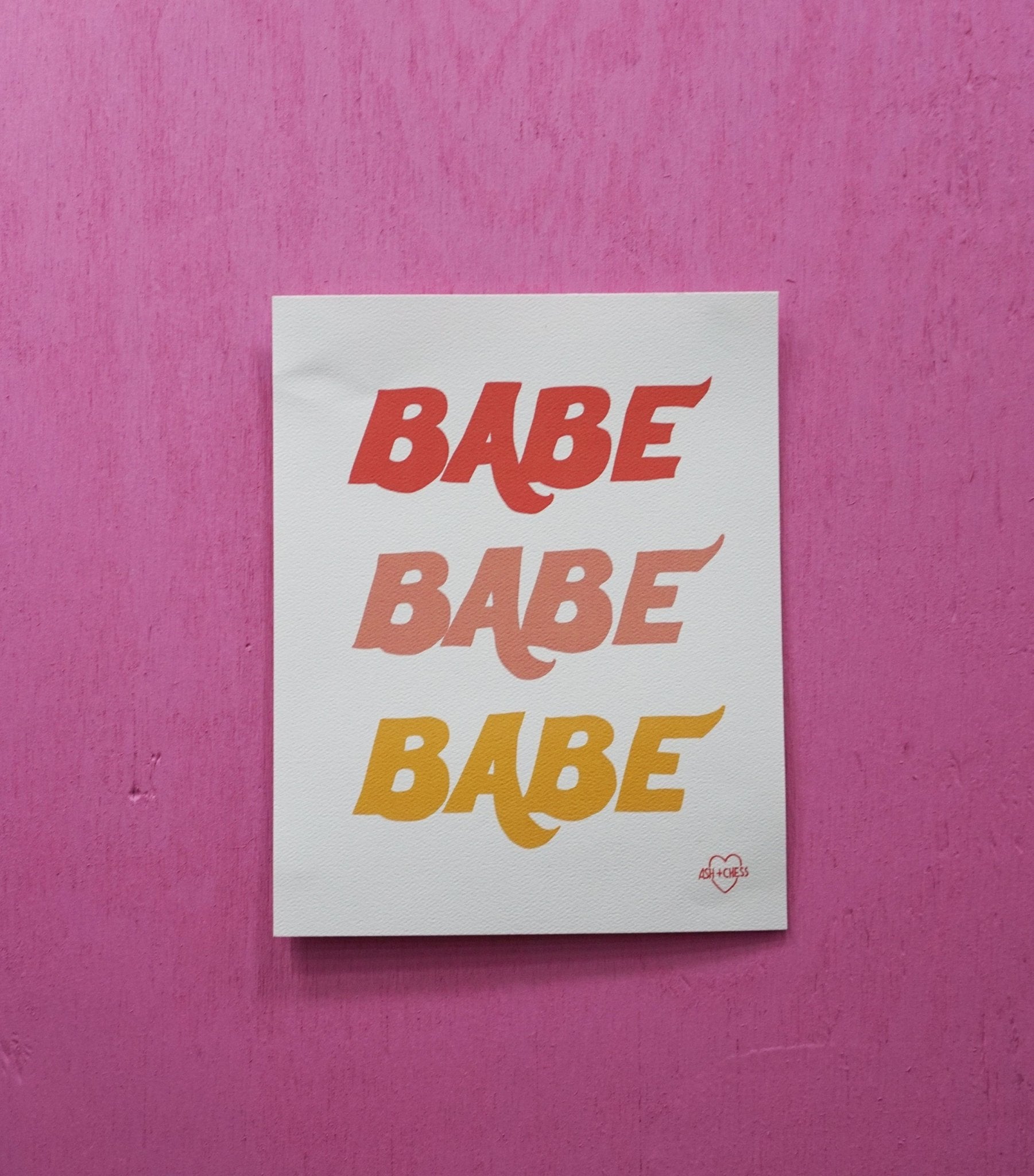 8x10 Babe Art Print Art Prints La Vie Bien 8x10 Babe Art Print