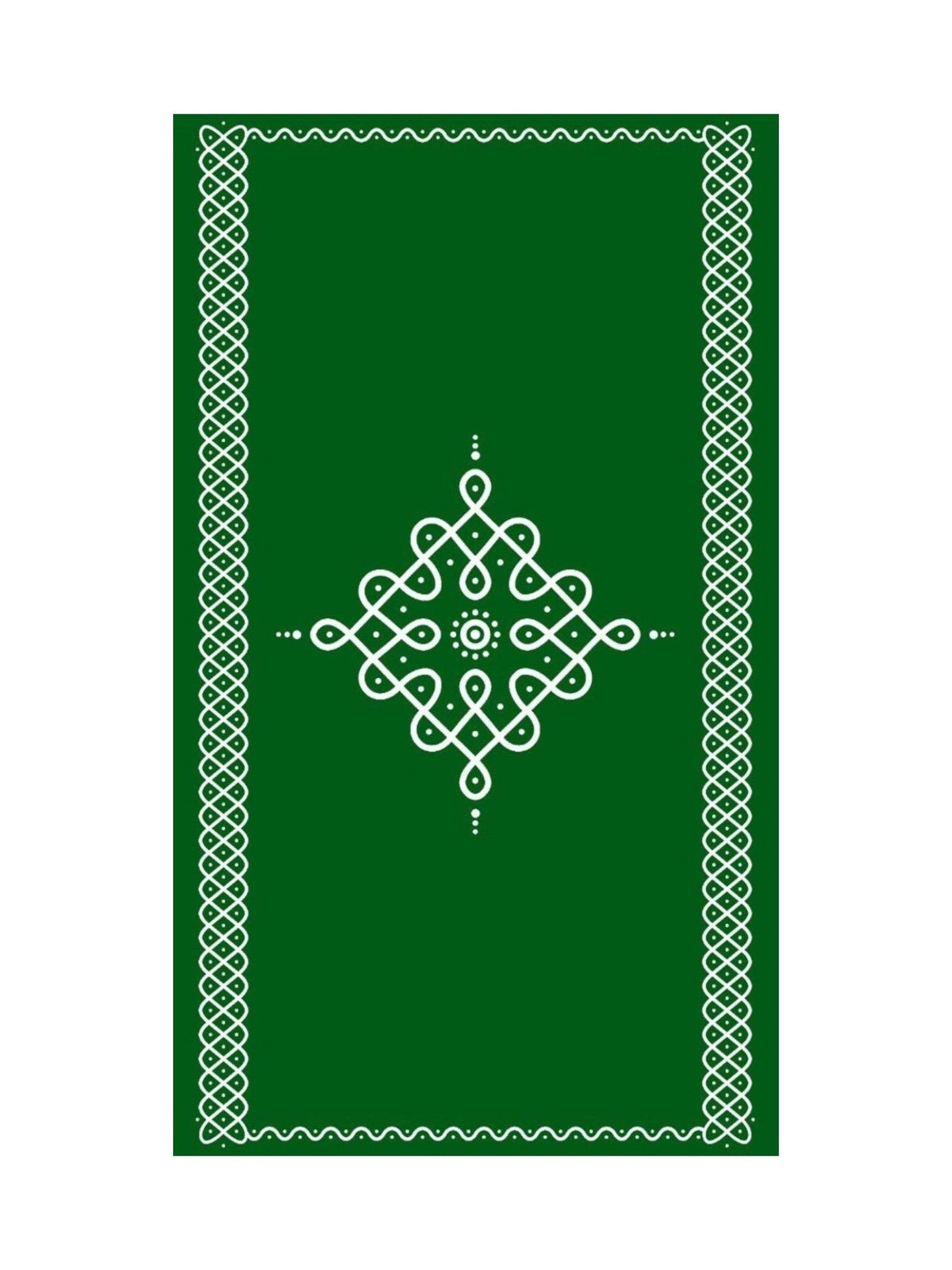 8x5 Feet Fabric Reusable Muggu or Kolam Backdrop Banner for Wedding, Seemantham Ceremony, Housewarming, any Auspicious occasions or pooja (AS1117) Festive Decor La Vie Bien 8x5 Feet Fabric Reusable Muggu or Kolam Backdrop Banner for Wedding, Seemantham Ceremony, Housewarming, any Auspicious occasions or pooja (AS1117)