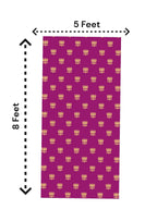 8x5 Feet Fabric Reusable Small Lotus Backdrop Banner for Wedding, Seemantham Ceremony, Housewarming, any Auspicious occasions (AS1075) Festive Decor La Vie Bien 8x5 Feet Fabric Reusable Small Lotus Backdrop Banner for Wedding, Seemantham Ceremony, Housewarming, any Auspicious occasions (AS1075)