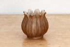 9" Blossoming Lotus Marble Vase Planter La Vie Bien 9" Blossoming Lotus Marble Vase