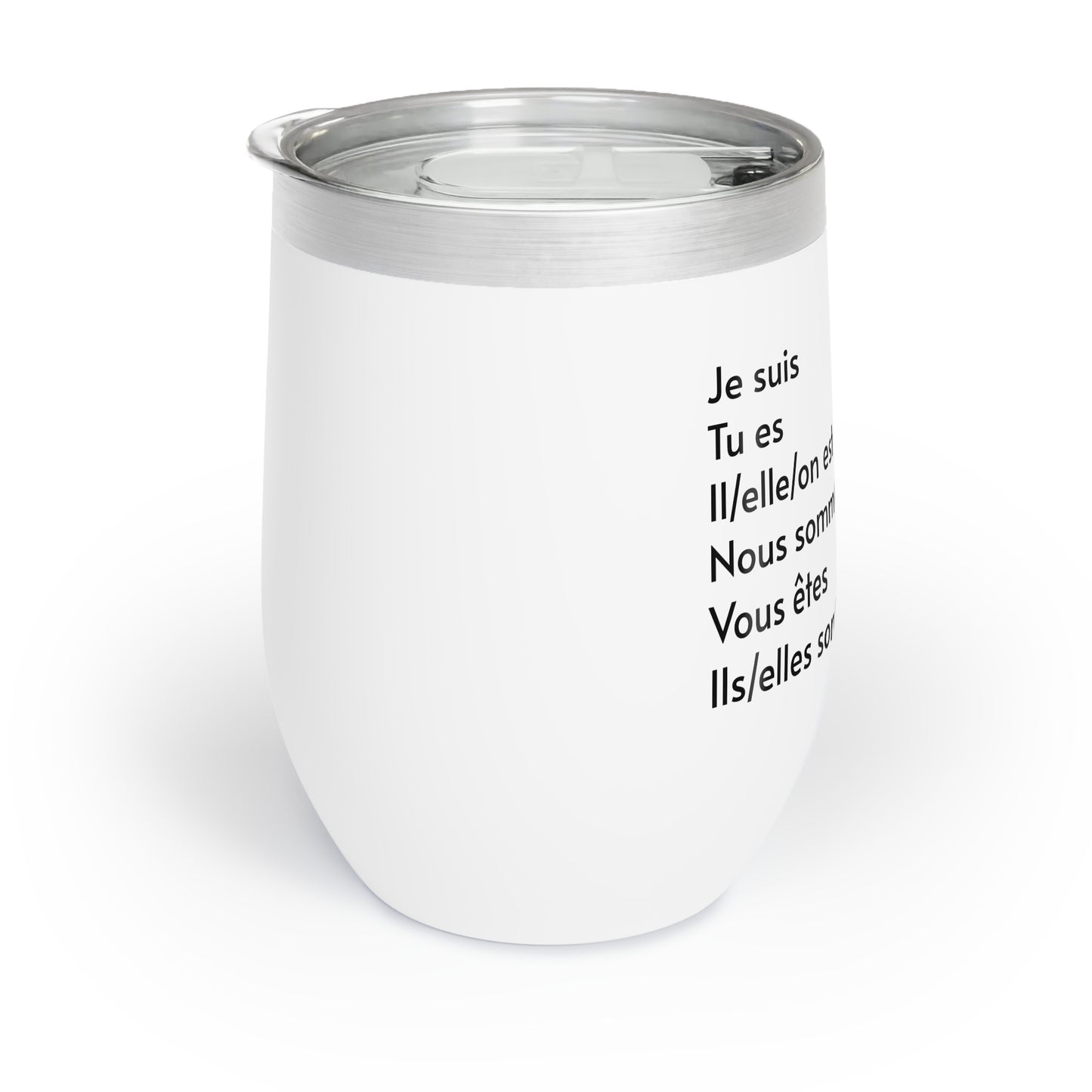 Je suis épuisée (Je suis épuisé) Chill Wine Tumbler