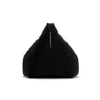 Paresseux (Lazy) Black Bean Bag Chair Cover by Printify