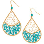 Threads & Beads Gold-Plated Earrings