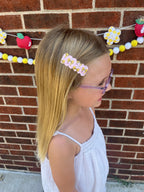 Pencil Bow Single Snap Clip by Evie Pearl Handmade