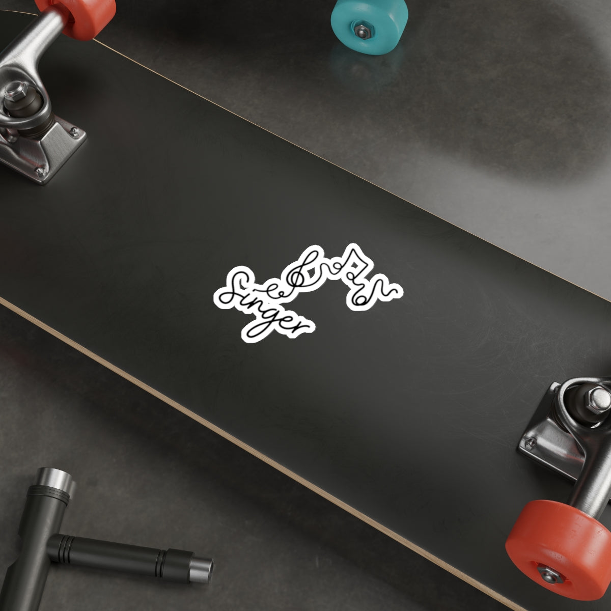 Singer Musician Die-Cut Sticker