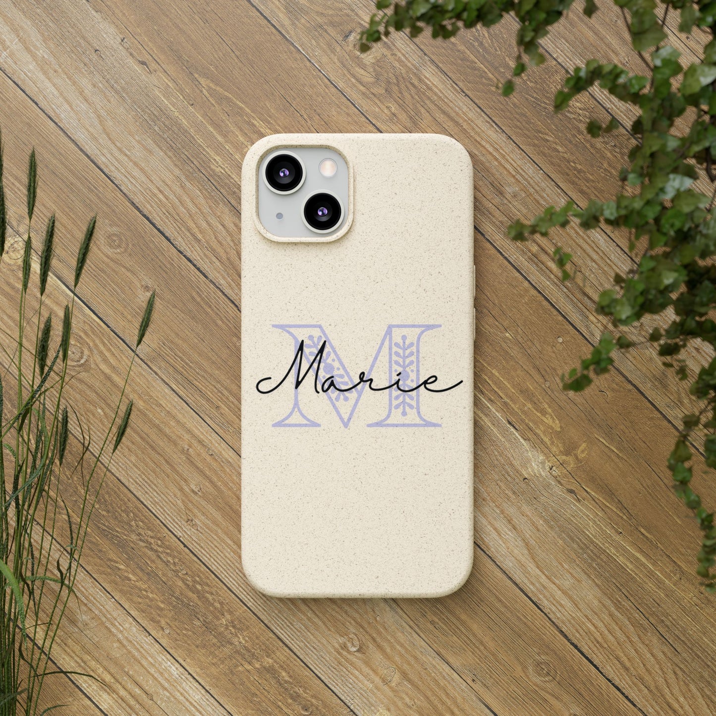 Eco-friendly monogrammed Phone case