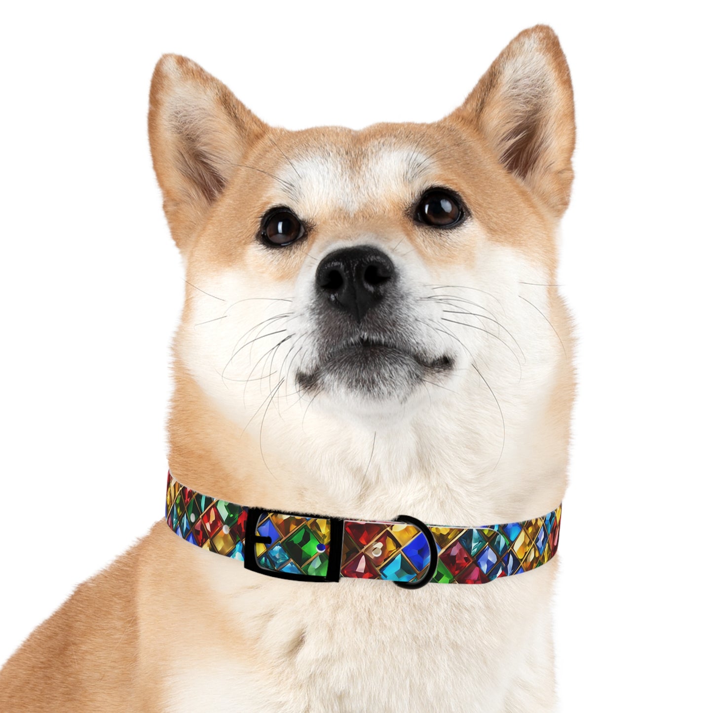 Collier pour chien à imprimé bijou