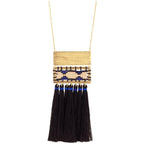 Boho Tassel & Bead Necklace