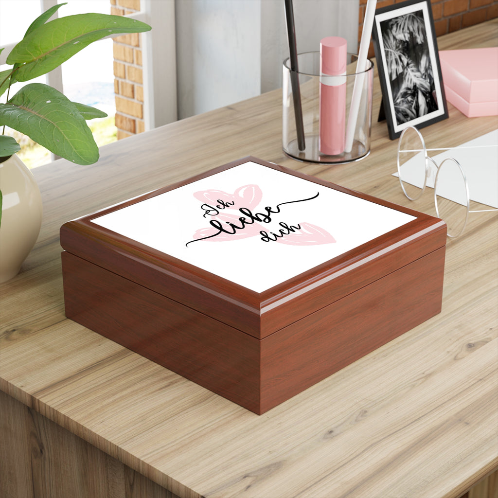 Ich liebe dich German gift Jewelry Box