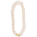 Swirling Strands Freshwater Pearl Necklace
