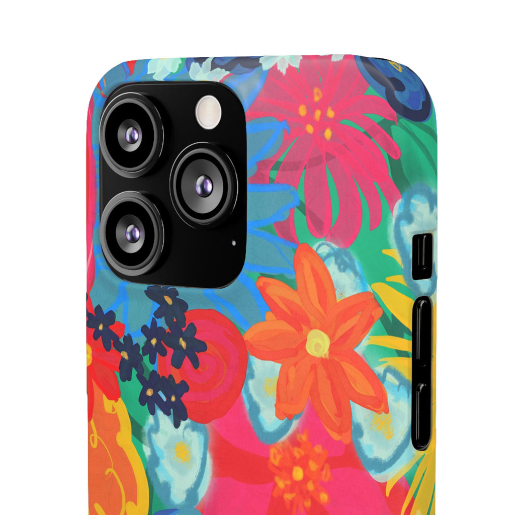 Bespattered Facade Bold Florals Snap Case